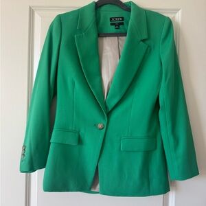 J. Crew Vibrant Emerald Blazer